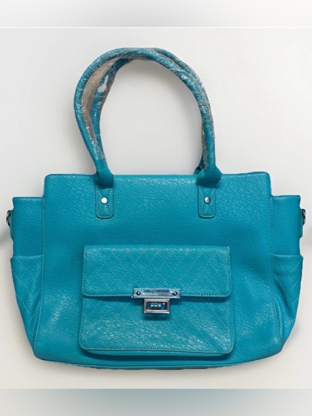 Damsel in Defense Blue Shoulder Bag - NEW #5781